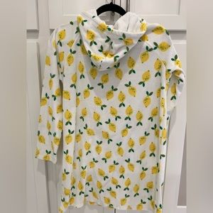 Lemon Terry Hooded Swim Cover Hanna Anderson